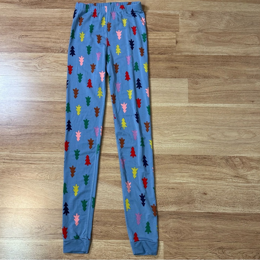 Hanna Andersson Teen Girls Holiday Christmas Tree Pajama Pants Bottoms 14 - 16